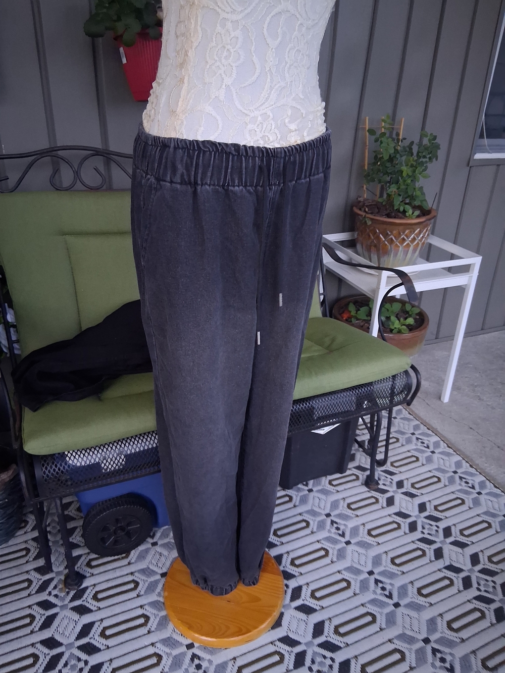Forever 21 Black  Cargo Pants Sz L